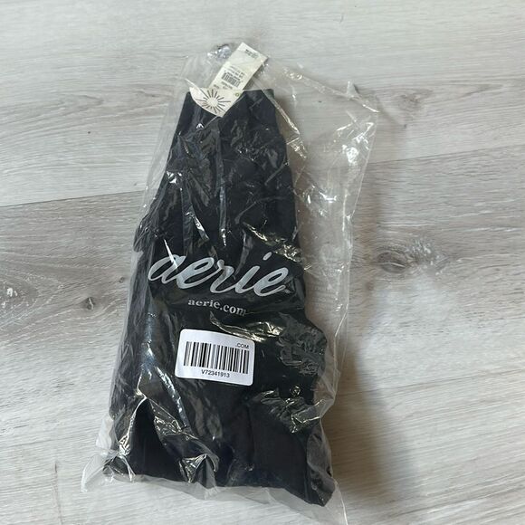 Aerie Offline Real Me HighWaisted Flare Legging Black NWT in packaging - Picture 6 of 8